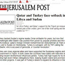 El-Arabiya hazırladı Jerusalem Post pişirdi