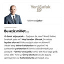 Bu aziz millet…