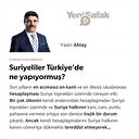 Suriyeliler Türkiye’de ne yapıyormuş?