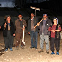 Köylüleri ayı korkusu sardı: Kazma kürekle nöbet tutuyorlar