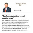 “Paylaşamayacağım somut adımlar attık”