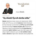 “Ay düştü! Eyvah darbe oldu”