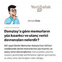 Danıştay’a göre memurların yüz kızartıcı ve utanç verici davranışları nelerdir?