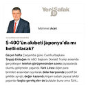 S-400’ün akıbeti Japonya’da mı belli olacak?