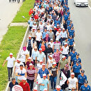 İşçilerin adalet yürüyüşü başladı