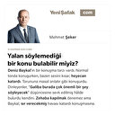 Yalan söylemediği bir konu bulabilir miyiz?
