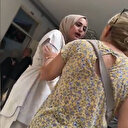 Sandığa giden başörtülü kadına çirkin muamele