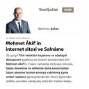 Mehmet Âkif’in internet sitesi ve Salnâme
