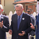 Cumhurbaşkanı Erdoğan Aliya İzzetbegoviç'in kabrini ziyaret etti