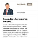 Kısa vadede kayıplarımız olur ama...