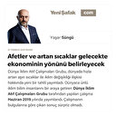 Afetler ve artan sıcaklar gelecekte ekonominin yönünü belirleyecek