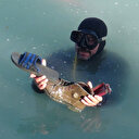 Dalgıçlar Van Gölü'nde temizlik yaptı