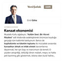 Kanaat ekonomisi