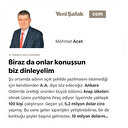 Biraz da onlar konuşsun biz dinleyelim