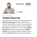 Yeniden Tahran’da