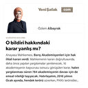O bildiri hakkındaki karar yanlış mı?