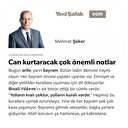 Can kurtaracak çok önemli notlar