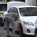 10 aracın lastiklerini kestiler