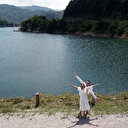 Zonguldak'ta baraj yeni evli çiftlerin uğrak yeri oldu