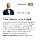 Trump, Demokratlar ve İsrail