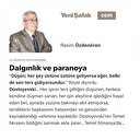 Dalgınlık ve paranoya