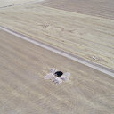 Tarlada 17 metre derinliğinde obruk oluştu