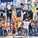 Zirveden önce protestolar başladı