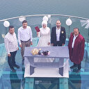 143 metre yüksekliğindeki cam terasta ilk nikah