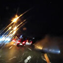 Ambulansa yol vermemişti, makas atarken takla attı