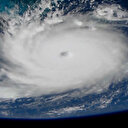 Dev kasırga uzaydan görüntülendi