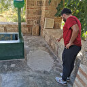 600 yıllık türbede definecilerin açtığı çukur kapatıldı