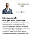 Süt kaynatmak ciddiyet ister, kesin bilgi