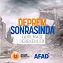 AFAD'dan 'deprem sonrası yapılması gerekenler' videosu