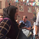 Evlat nöbetindeki Yıldız Ballı HDP kapısında haykırdı: Bırakın içeri gireyim