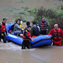 Artvin'de sel nedeniyle dereler taştı yollar kapandı
