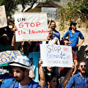 Terör sevici İsrail şaşırtmadı: Tel Aviv'de YPG/PKK'ya destek sloganları atıldı