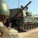 YPG/PKK'lı teröristler obüs atışlarıyla işte böyle vuruluyor