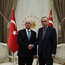 Cumhurbaşkanı  Erdoğan, ABD Başkan Yardımcısı Mike Pence'i kabul etti