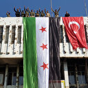 PYD'den tamamen temizlenen Resulayn'da Milli Suriye Ordusu ve Türk bayrağı çekildi