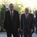 Cumhurbaşkanı Erdoğan MHP lideri Bahçeli'ye geçmiş olsun ziyaretinde bulundu