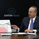 Bakan Çavuşoğlu güvenli bölge mutabakatının ayrıntılarını harita üzerinde anlattı
