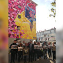 Kadıköy'deki Greta Thunberg grafitisi Eren Bülbül'ün resmi ile kapatıldı