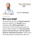 İkisi aynı değil