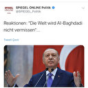 Der Spiegel'den yeni skandal: Bağdadi'nin ölüm haberini Erdoğan fotoğrafıyla verdiler