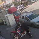 Motosiklet hırsızlarına böyle engel oldu