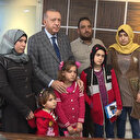 Cumhurbaşkanı Erdoğan Şehit Muhammed bebeğin ailesiyle görüştü