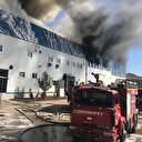 Sivas'ta fabrika yangını