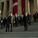 Devlet erkanı Anıtkabir'de
