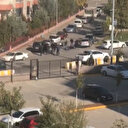 Adliye önünde silahlı kavga kamerada