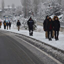 Doğu'da kar yağışı etkili olmaya başladı